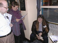 Sat -  George Flynn, Maureen and Ulrika